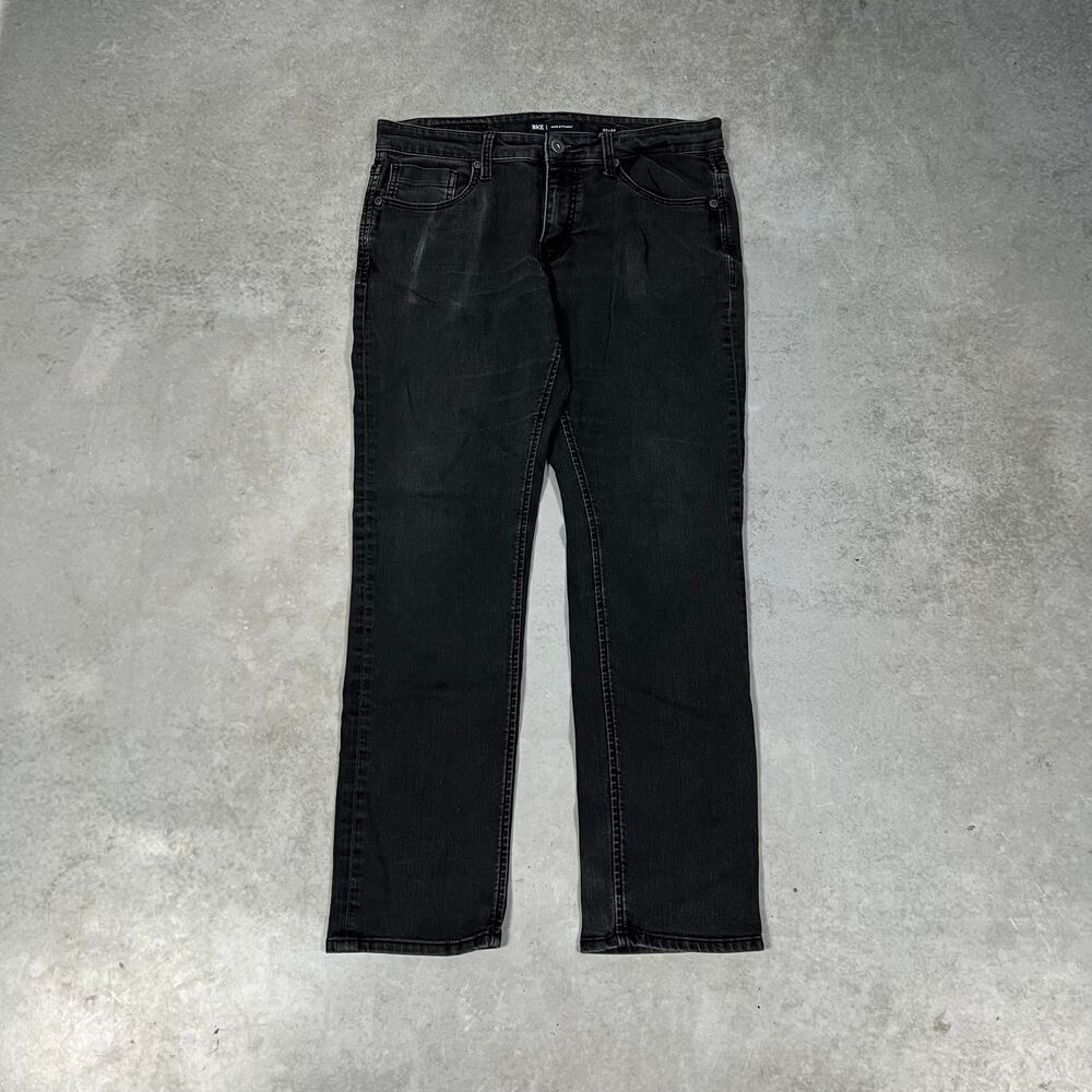 BKE Jake Straight Men's Size 33x32 Jeans Black Classic Fit Stretch Denim